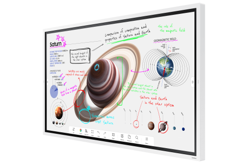 Samsung WM65B Pantalla Interactiva 165cm/65'' 4K UHD MultiTouch LCD con Altavoces, HDMI, DisplayPort, USB-C