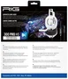 NACON RIG 300 PRO HS Auriculares Gaming Alámbricos Blanco
