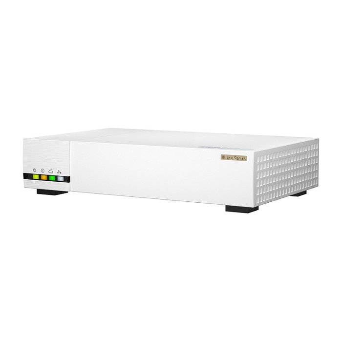 QNAP QHora-322 Router VPN QuWAN de Alta Velocidad con 9 Puertos LAN, 2.5G/10G Ethernet, 4 GB DDR4, Procesador Marvell CN9130, Color Blanco