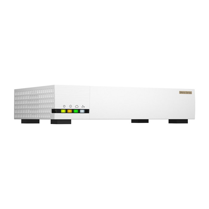 QNAP QHora-322 Router VPN QuWAN de Alta Velocidad con 9 Puertos LAN, 2.5G/10G Ethernet, 4 GB DDR4, Procesador Marvell CN9130, Color Blanco