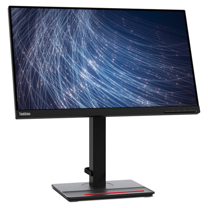 Lenovo ThinkVision T24m-29 Monitor 24" FHD (1920x1080) IPS 60Hz 4ms con USB-C, HDMI, DisplayPort, Altavoces y Base Pivot Ajustable - Negro