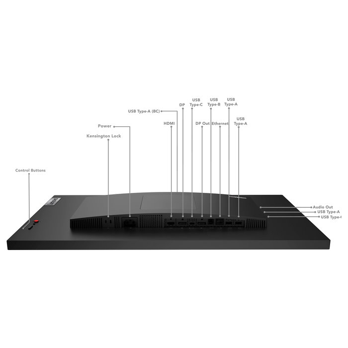Lenovo ThinkVision P27h-30 Monitor 27" Quad HD 2560x1440 IPS 4ms USB-C HDR10 Negro