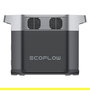 EcoFlow Delta 2 Power Station 1024Wh LiFePO4, 1800W AC, 2200W Peak, Carga Solar/AC/Coche, 6 Salidas, Bluetooth/WiFi, Negro - EU