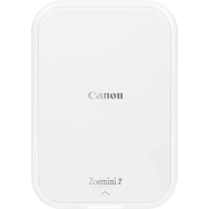Canon Zoemini 2 - Impresora de fotos portátil ZINK sin tinta, Bluetooth, 313 x 500 DPI, tamaño de impresión 2" x 3" (5x7.6 cm), color blanco