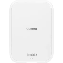 Canon Zoemini 2 - Impresora de fotos portátil ZINK sin tinta, Bluetooth, 313 x 500 DPI, tamaño de impresión 2" x 3" (5x7.6 cm), color blanco