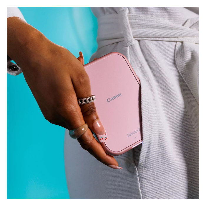 Canon ZOEmini 2 Impresora Fotográfica Inalámbrica Portátil Mini, color rosé gold