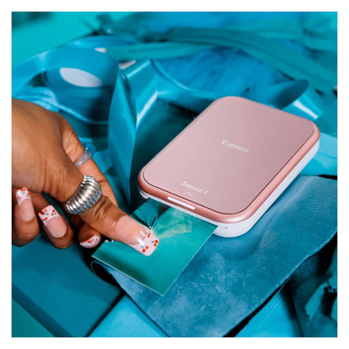 Canon ZOEmini 2 Impresora Fotográfica Inalámbrica Portátil Mini, color rosé gold