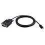 V7 V7UCVGA-2M Cable Adaptador VGA (D-Sub) a USB Tipo C, 2m, Plug and Play, WUXGA 1920x1200 a 60Hz, Negro