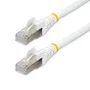 StarTech.com Cable de Red Ethernet Cat6a 5m Blanco S/FTP Snagless PoE++
