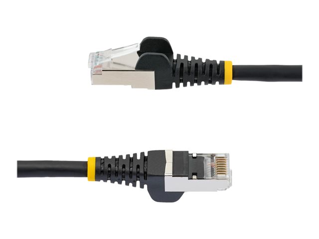 StarTech.com Cable de Red Ethernet CAT6a 0,5m Negro LSZH 10GbE 500MHz PoE++ 100W Snagless RJ-45