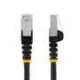 StarTech.com Cable de red Cat6a S/FTP 1,5m negro 10GbE 500MHz PoE++ 100W LSZH Conectores RJ45 sin enganches NLBK-150-CAT6A-PATCH