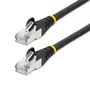 StarTech.com Cable de red Cat6a S/FTP 1,5m negro 10GbE 500MHz PoE++ 100W LSZH Conectores RJ45 sin enganches NLBK-150-CAT6A-PATCH