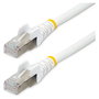 Startech Cable de Red Ethernet Cat6a 3 Metros, Blindado (STP), 10 Gbps, Blanco