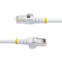 StarTech Cable Ethernet Cat6a 2m Blanco S/FTP Snagless PoE++ 100W