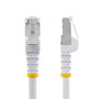StarTech.com Cable de Red Ethernet Cat6a 1,5m Blanco S/FTP Snagless PoE++