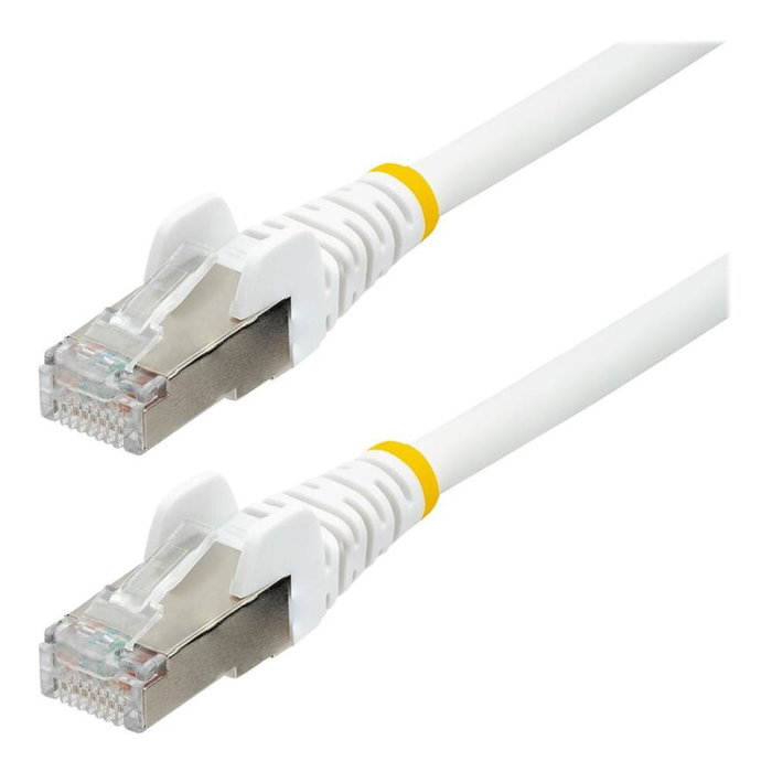 Startech Cable de Red Ethernet 1.5m Cat6a 10Gbps RJ45 Blindado (STP) Blanco para Router, PC, Consola - Alta Velocidad Startech Cable de Red Ethernet 1.5m Cat6a 10Gbps RJ45 Blindado (STP) Blanco para Router, PC, Consola - Alta Velocidad