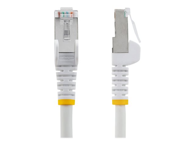 Startech Cable de Red Ethernet 1.5m Cat6a 10Gbps RJ45 Blindado (STP) Blanco para Router, PC, Consola - Alta Velocidad Startech Cable de Red Ethernet 1.5m Cat6a 10Gbps RJ45 Blindado (STP) Blanco para Router, PC, Consola - Alta Velocidad