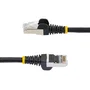 StarTech Cable Ethernet Cat6a S/FTP 1 m Negro Snagless RJ-45 PoE++ 100W