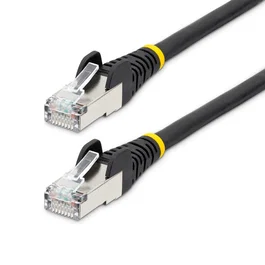 StarTech.com Cable de Red Ethernet Cat6a 1m Negro LSZH 10GbE PoE++