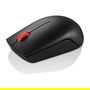 Lenovo Mouse ThinkPad Essential Black, 4Y50R20864 - Ratón óptico inalámbrico para portátil