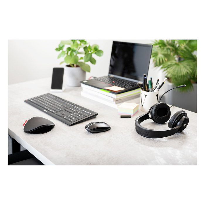 Cherry GENTIX BT Ratón Inalámbrico Óptico Bluetooth 2000 DPI Negro Ambidextro 7 Botones