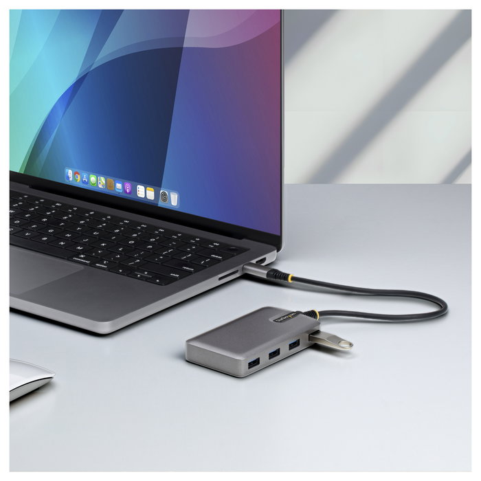 StarTech.com Hub USB-C a 4 Puertos USB-A 5Gbps Gris StarTech.com Hub USB-C a 4 Puertos USB-A 5Gbps Gris