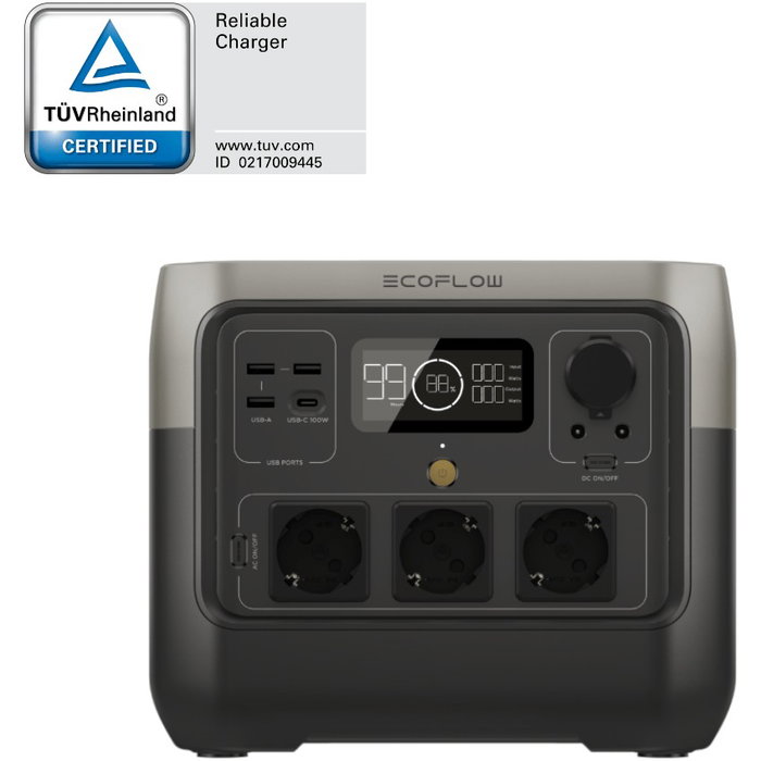 EcoFlow River 2 Pro 768Wh 800W Estación de Energía Portátil