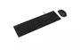 Philips 2000 series SPT6207BL/16 Kit Teclado y Ratón USB, Teclado QWERTY Inglés Negro Completo Resistente al Agua con Ratón Ambidiestro 1200 DPI Incluido