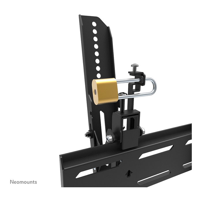 Neomounts Soporte de TV para columna WL35S-910BL16, inclinable, para pantallas de 40 a 75 pulgadas y hasta 50 kg, color negro, función antirrobo