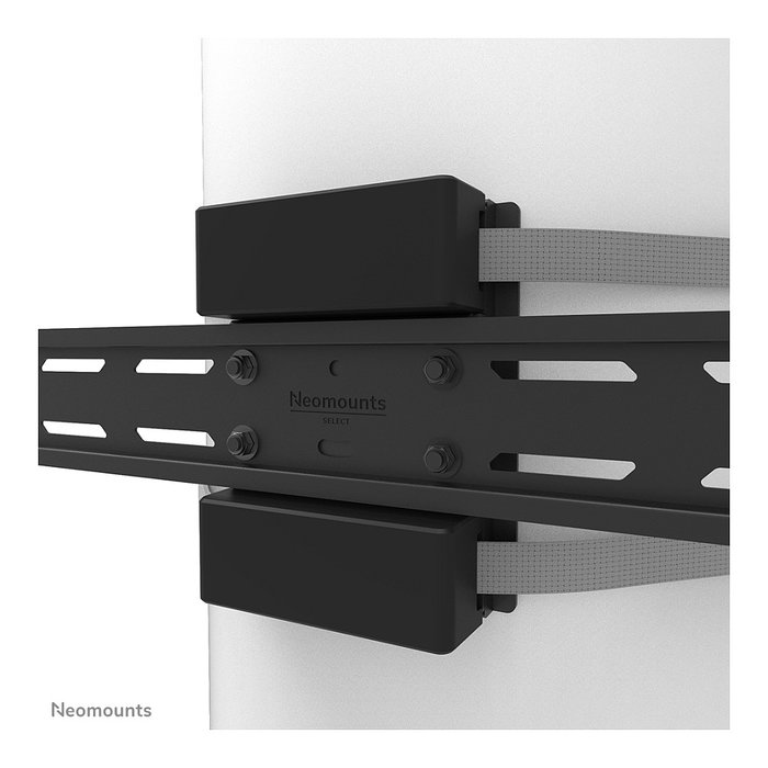 Neomounts Soporte de TV para columna WL35S-910BL16, inclinable, para pantallas de 40 a 75 pulgadas y hasta 50 kg, color negro, función antirrobo