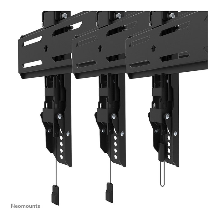 Neomounts Soporte de TV para columna WL35S-910BL16, inclinable, para pantallas de 40 a 75 pulgadas y hasta 50 kg, color negro, función antirrobo