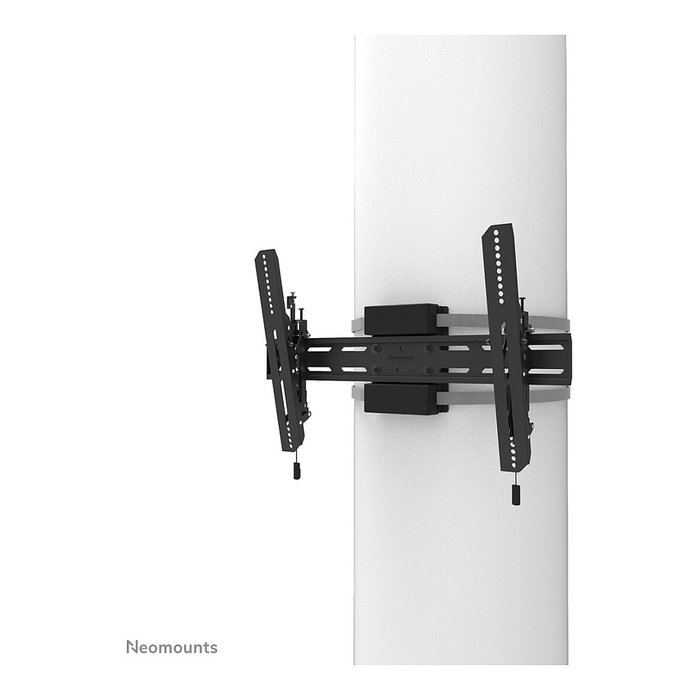 Neomounts Soporte de TV para columna WL35S-910BL16, inclinable, para pantallas de 40 a 75 pulgadas y hasta 50 kg, color negro, función antirrobo