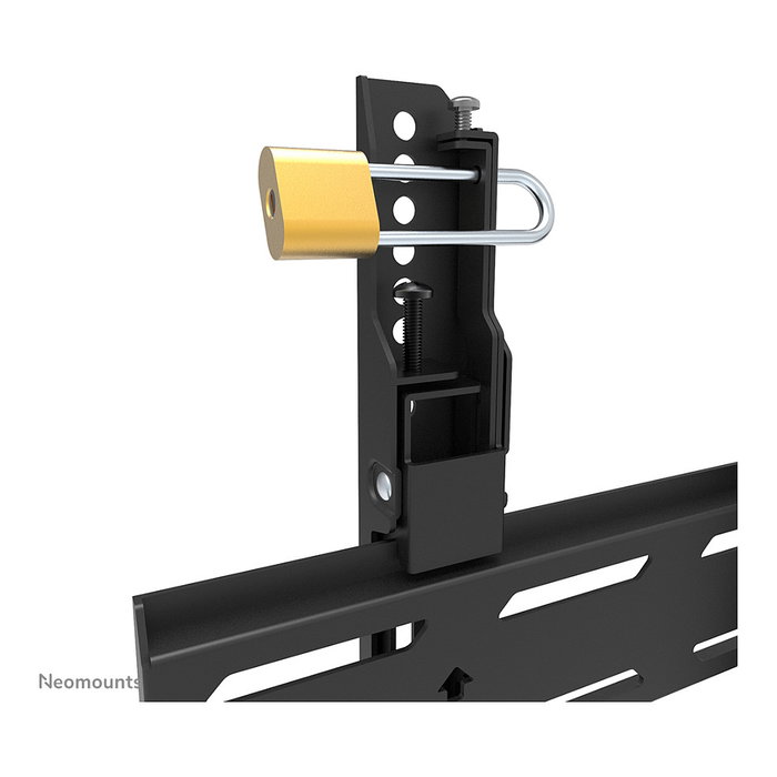 Newstar WL30S-910BL16 Soporte de TV de columna fijo para pantallas 40-75 pulgadas, Hasta 50 kg, Diámetro mástil 25-100 cm, Interfaz VESA 200x100 a 600x400 mm, Color negro