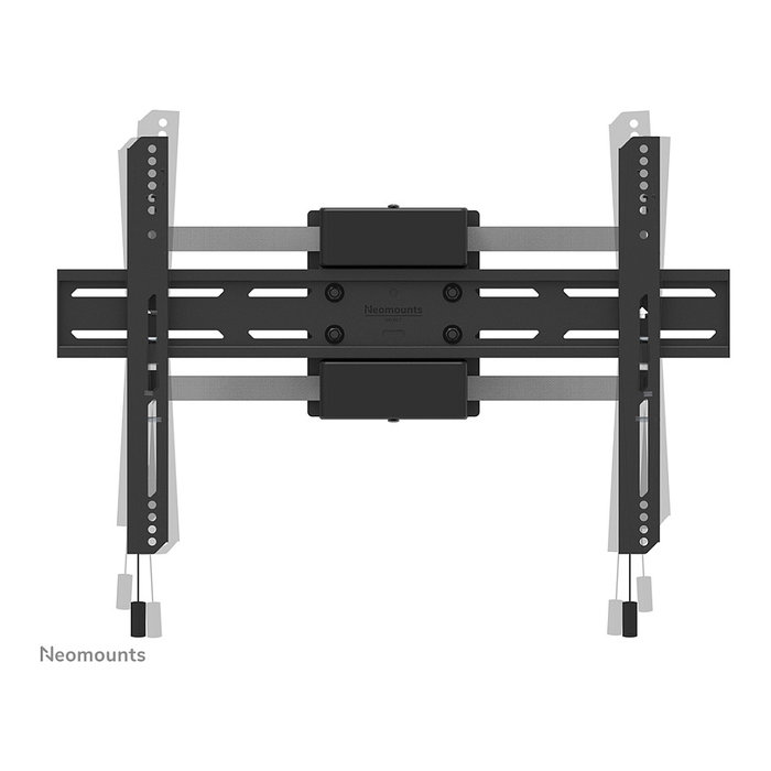 Newstar WL30S-910BL16 Soporte de TV de columna fijo para pantallas 40-75 pulgadas, Hasta 50 kg, Diámetro mástil 25-100 cm, Interfaz VESA 200x100 a 600x400 mm, Color negro