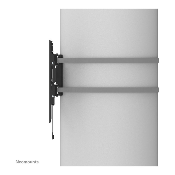 Newstar WL30S-910BL16 Soporte de TV de columna fijo para pantallas 40-75 pulgadas, Hasta 50 kg, Diámetro mástil 25-100 cm, Interfaz VESA 200x100 a 600x400 mm, Color negro