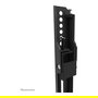 Newstar WL30S-910BL16 Soporte de TV de columna fijo para pantallas 40-75 pulgadas, Hasta 50 kg, Diámetro mástil 25-100 cm, Interfaz VESA 200x100 a 600x400 mm, Color negro