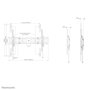 Newstar Neomounts WL30S-950BL19 Soporte de Pared para Pantallas de 55-115 Pulgadas