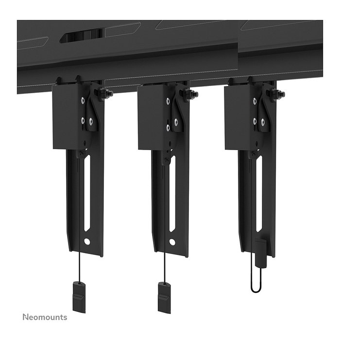 Neomounts WL30S-950BL19 Soporte de Pared Fijo para TV/Pantalla 55-115" (139-292 cm), 160 kg, VESA 1500x900, Bloqueable, Negro