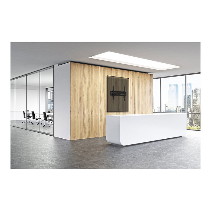 Neomounts WL30S-950BL19 Soporte de Pared Fijo para TV/Pantalla 55-115" (139-292 cm), 160 kg, VESA 1500x900, Bloqueable, Negro