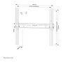 Neomounts WL35-350BL14 Soporte de Pared Inclinable para TV 32-65 pulgadas, Negro
