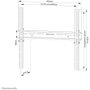 Neomounts WL30-350BL14 Soporte de pared fijo para pantallas de 32-65 pulgadas, Negro