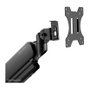 Neomounts DS70-450BL1 Soporte de Monitor para Escritorio, Brazo de Gas para Pantallas de 17 a 42 Pulgadas, Carga 15 kg, Ajuste de Altura e Inclinación, Color Negro
