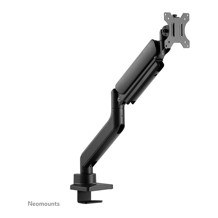 Neomounts DS70-450BL1 Soporte de Monitor para Escritorio, Brazo de Gas para Pantallas de 17 a 42 Pulgadas, Carga 15 kg, Ajuste de Altura e Inclinación, Color Negro