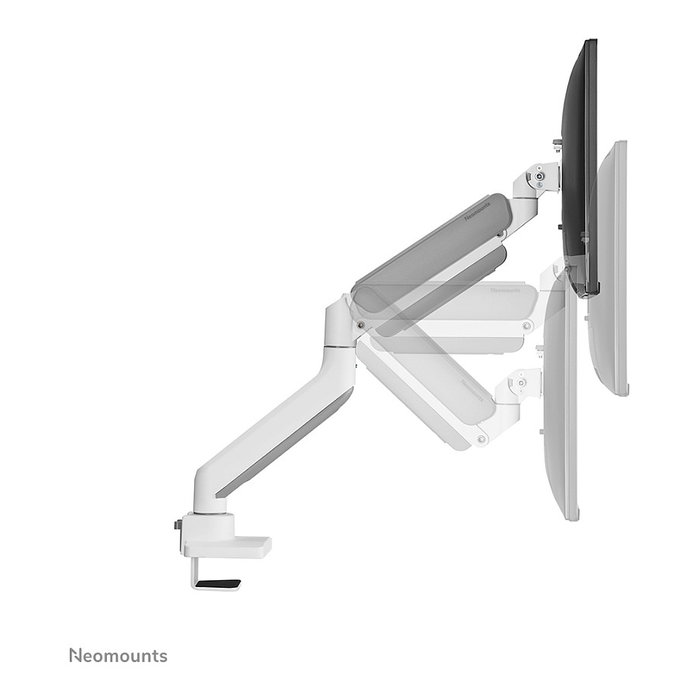 Neomounts DS70-450WH1 Brazo de Monitor Full-Motion para Pantallas de 17 a 42 Pulgadas (43-107 cm), Soporte de Gas, Carga 15 kg, Montaje Pinza/Atornillado, Blanco Neomounts DS70-450WH1 Brazo de Monitor Full-Motion para Pantallas de 17 a 42 Pulgadas (43-107 cm), Soporte de Gas, Carga 15 kg, Montaje Pinza/Atornillado, Blanco
