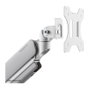 Neomounts DS70-450WH1 Brazo de Monitor Full-Motion para Pantallas de 17 a 42 Pulgadas (43-107 cm), Soporte de Gas, Carga 15 kg, Montaje Pinza/Atornillado, Blanco