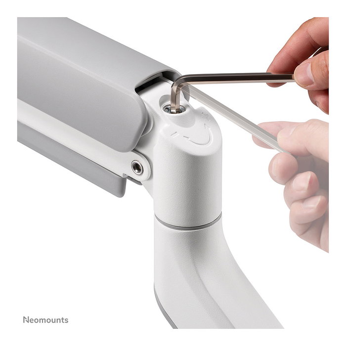 Neomounts DS70-450WH1 Brazo de Monitor Full-Motion para Pantallas de 17 a 42 Pulgadas (43-107 cm), Soporte de Gas, Carga 15 kg, Montaje Pinza/Atornillado, Blanco Neomounts DS70-450WH1 Brazo de Monitor Full-Motion para Pantallas de 17 a 42 Pulgadas (43-107 cm), Soporte de Gas, Carga 15 kg, Montaje Pinza/Atornillado, Blanco