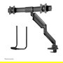 Neomounts DS75-450BL2 Brazo para Monitor de 17-32 Pulgadas, Resorte de Gas, Negro