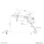 Neomounts DS75-450BL2 Soporte Dual para Monitores de 17-32 Pulgadas