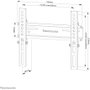 Neomounts WL30-350BL12 Soporte de Pared Fijo para Pantallas de 24-55 pulgadas, Negro