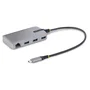 Startech Hub USB-C 5 en 1 con 3 Puertos USB 3.2 Gen 1 y Ethernet Gigabit - Gris